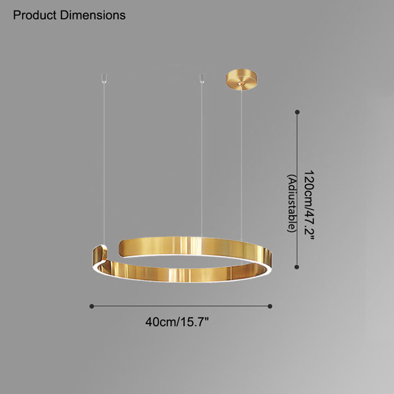Modern Ring LED Chandelier - LM1036 - Lumora