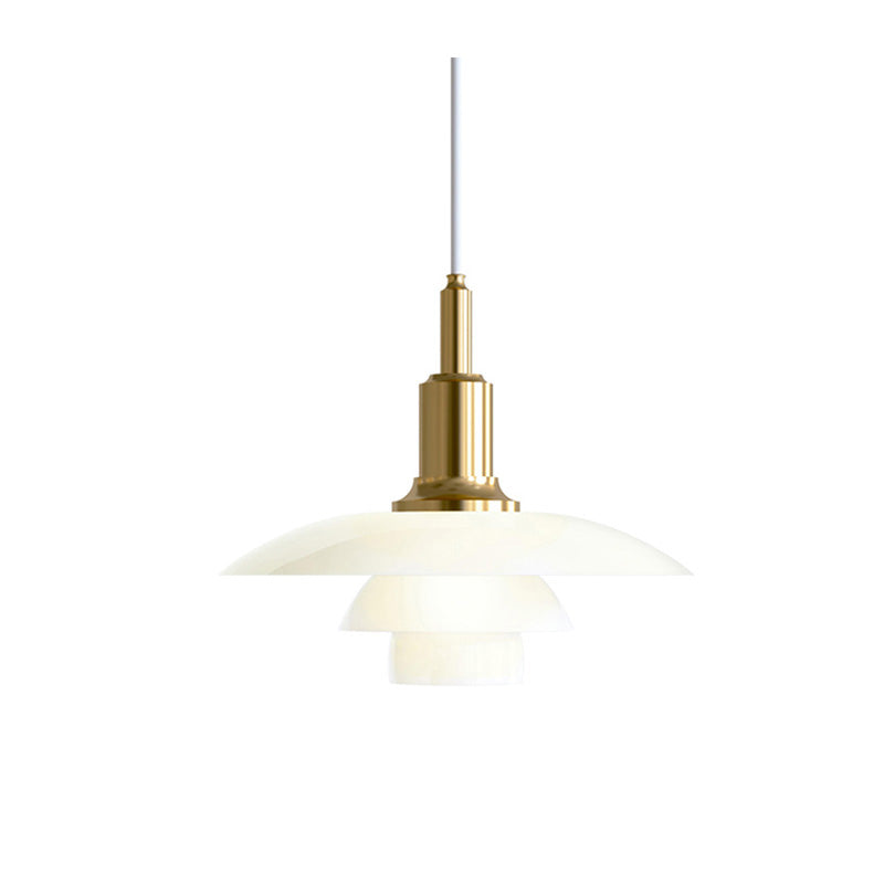 Nordic Milk Glass Pendant Light - LM1037 - Lumora