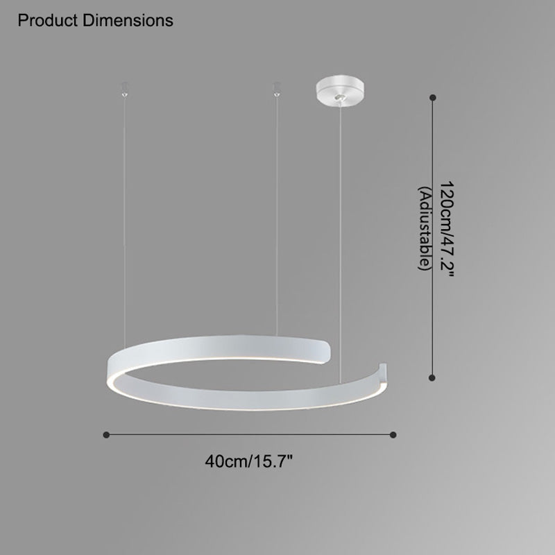 Modern Ring LED Chandelier - LM1036 - Lumora