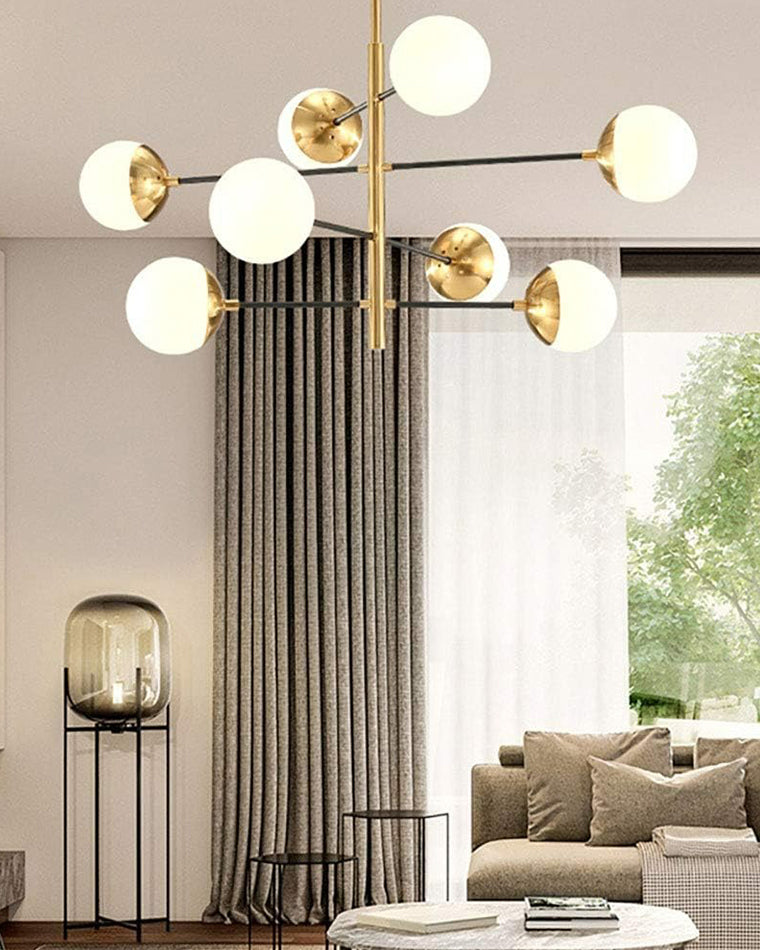 Aurora Sphere Luxe Gold Chandelier - LM1101 - Lumora