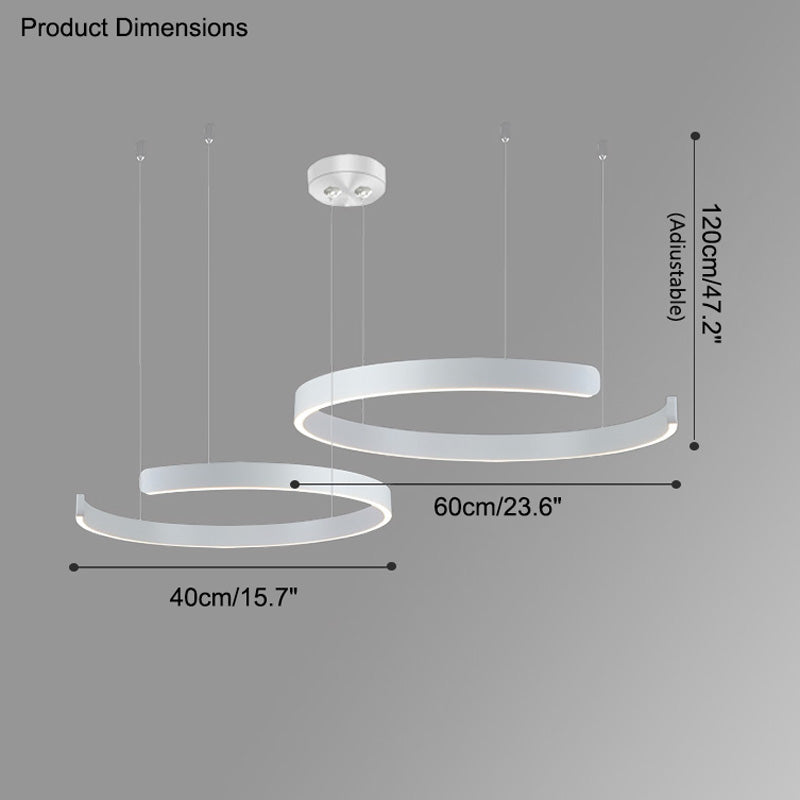 Modern Ring LED Chandelier - LM1036 - Lumora