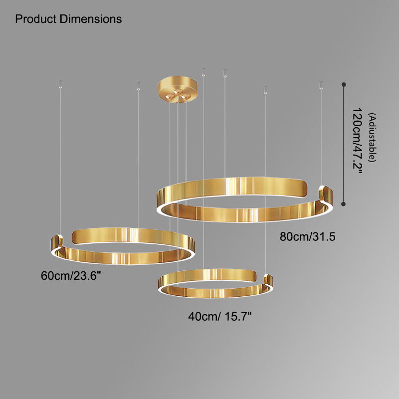 Modern Ring LED Chandelier - LM1036 - Lumora