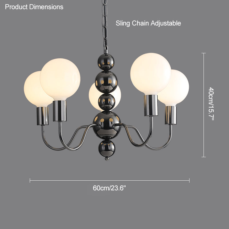 Luxury Globe Glass Chandelier - LM1086 - Lumora
