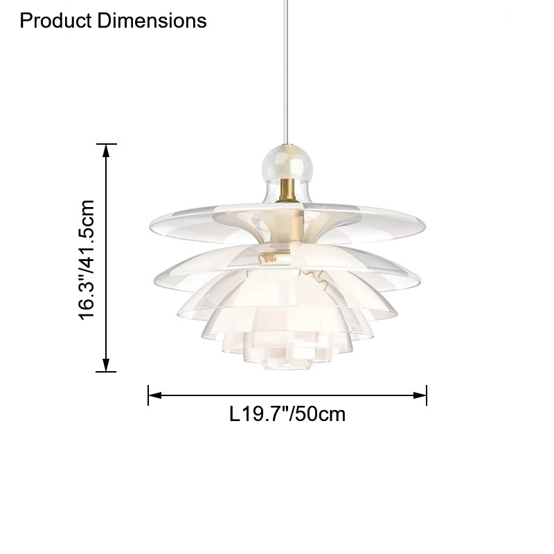 Elegant Acrylic Pendant Light - LM1080 - Lumora