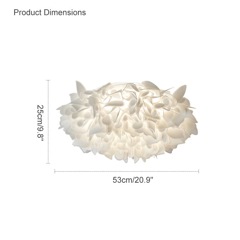 Romantic White Flower LED Ceiling Light - LM1124