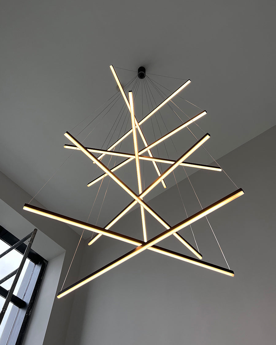 Multi-Sticks LED Chandelier - LM1033 - Lumora