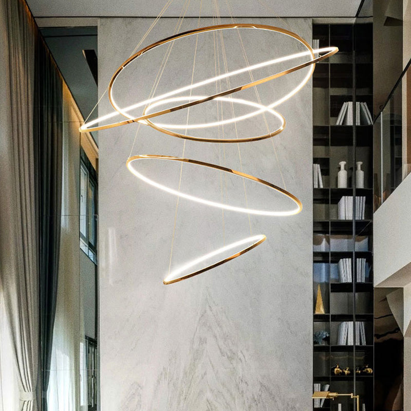 Tiered Ring LED Chandelier - LM1026 - Lumora