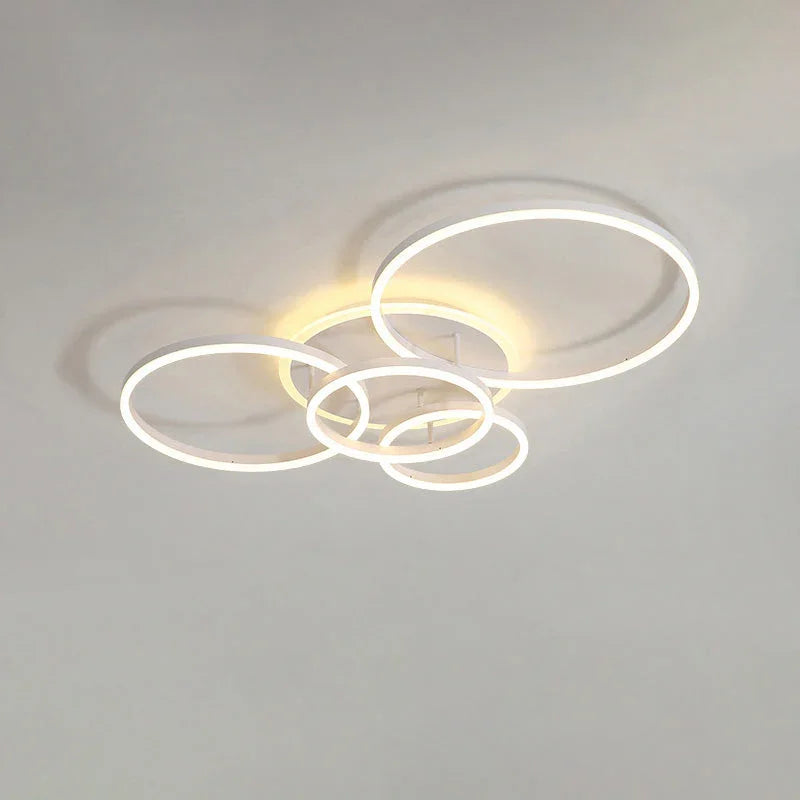 Gold Circular LED Ring Chandelier - LM1020 - Lumora
