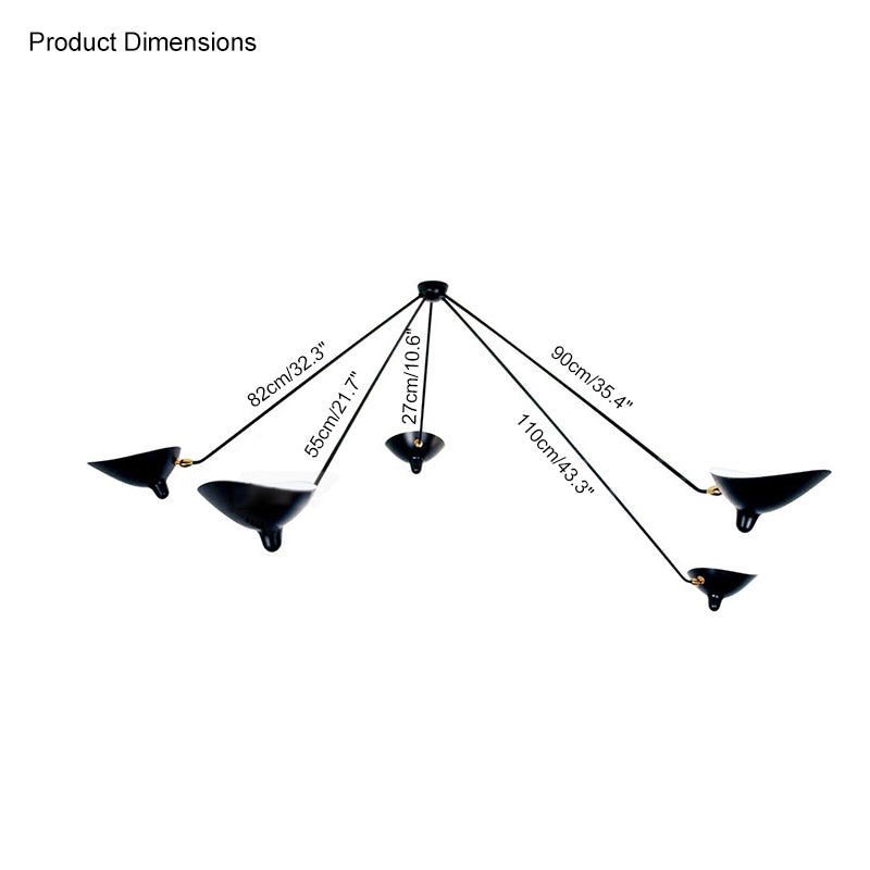 Nordic Spider Multi-Arm Chandelier - LM1028 - Lumora