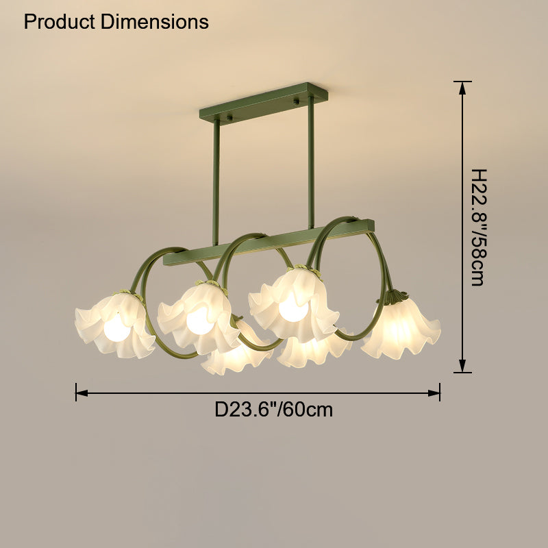 Vintage Floral Chandelier - LM1119