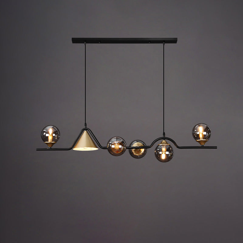 Modern Wave LED Chandelier - LM1071 - Lumora
