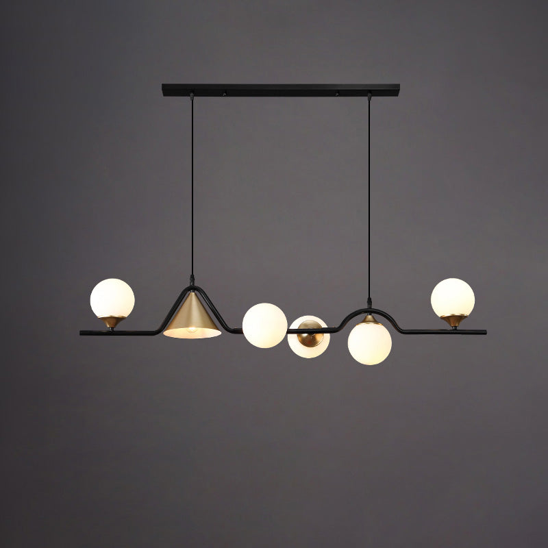 Modern Wave LED Chandelier - LM1071 - Lumora