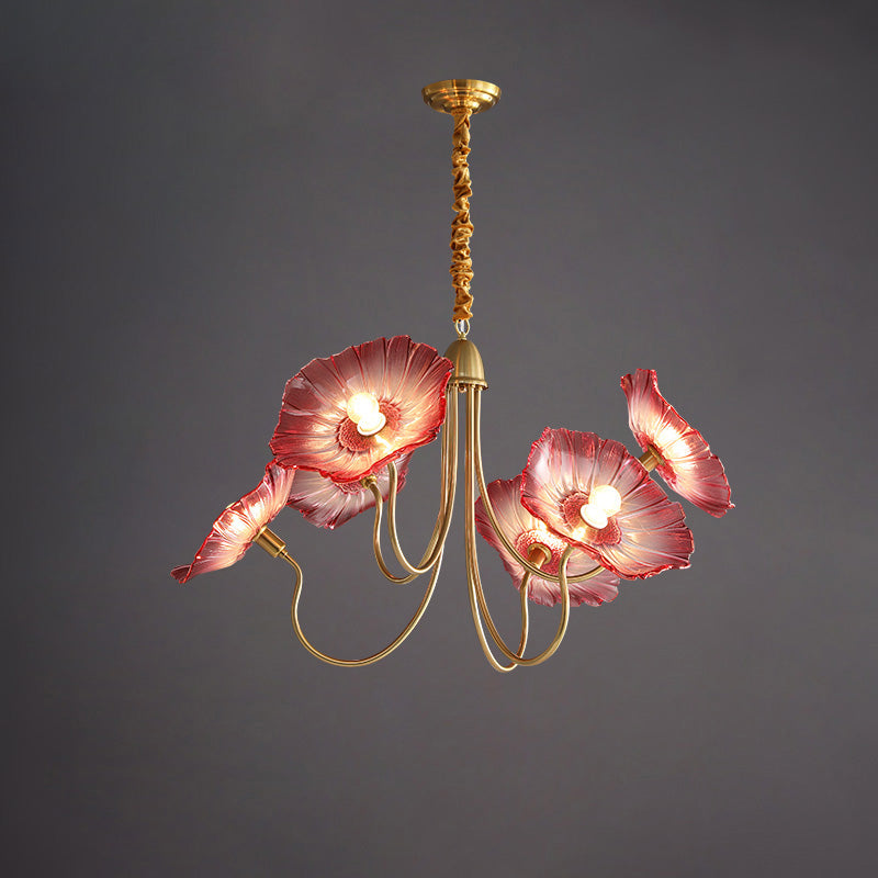 Glass Flower Chandelier - LM1120