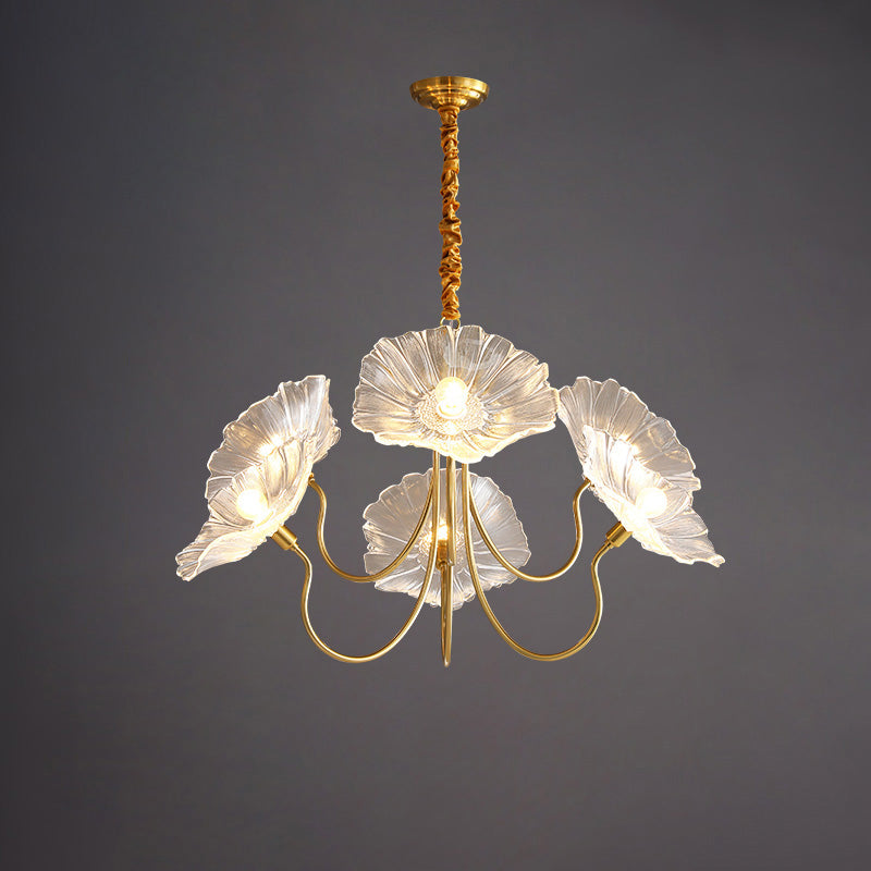 Glass Flower Chandelier - LM1120