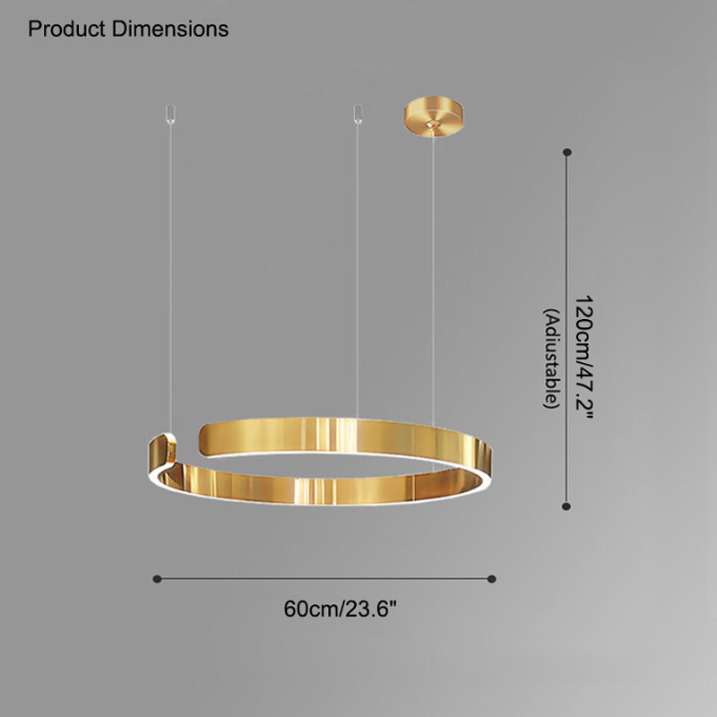 Modern Ring LED Chandelier - LM1036 - Lumora