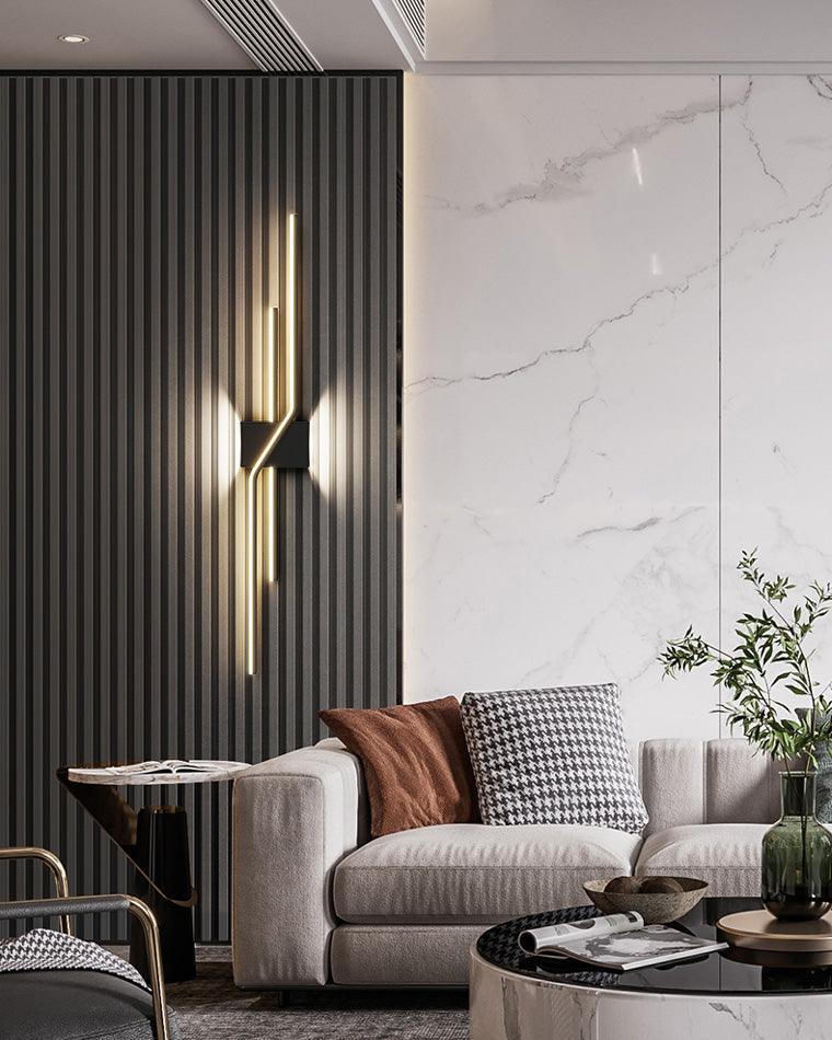 Sculptural Up Down Wall Sconce-LM1039