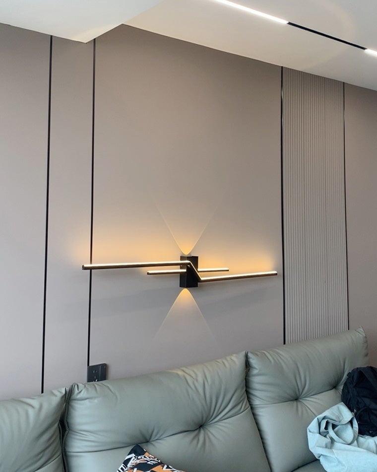 Sculptural Up Down Wall Sconce-LM1039