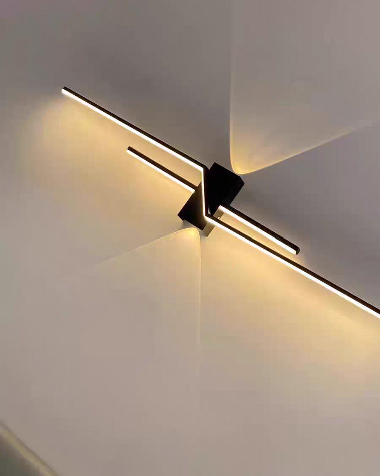 Sculptural Up Down Wall Sconce-LM1039