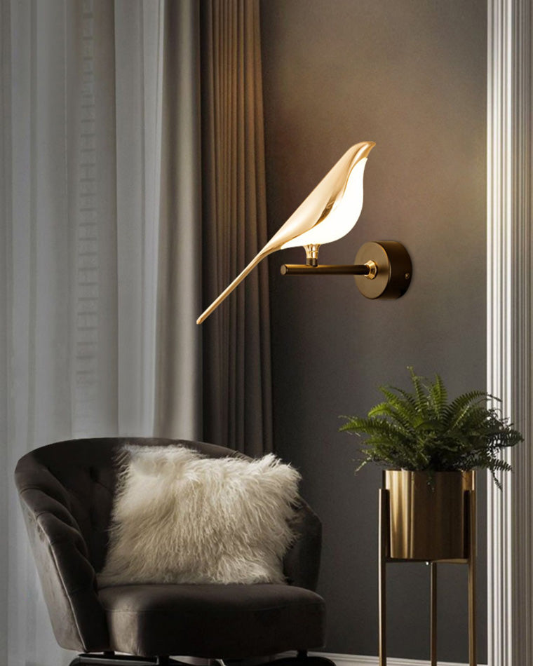 Gold Birds LED Wall Sconce - LM1017
