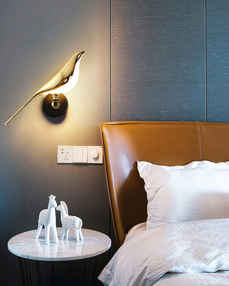 Gold Birds LED Wall Sconce - LM1017