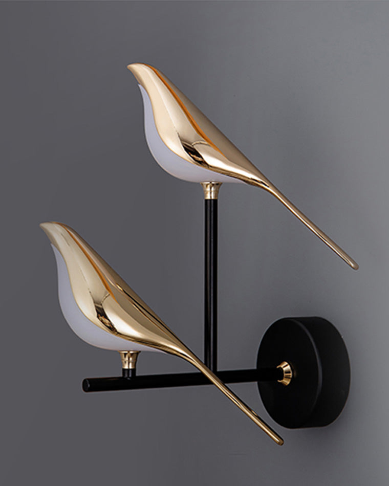Gold Birds LED Wall Sconce - LM1017
