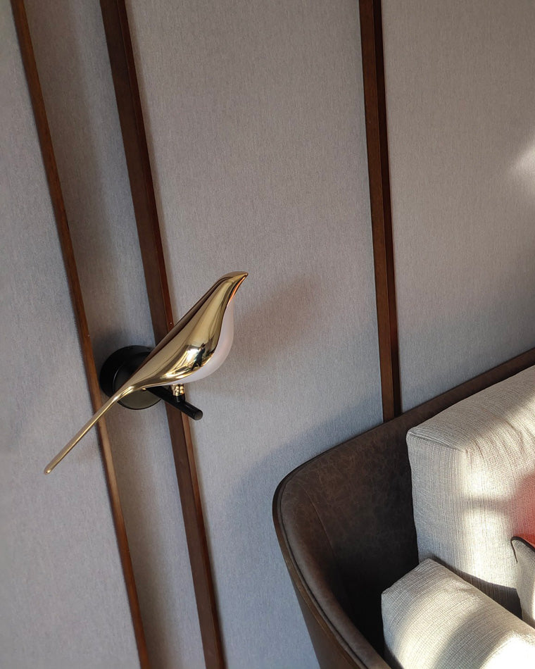Gold Birds LED Wall Sconce - LM1017