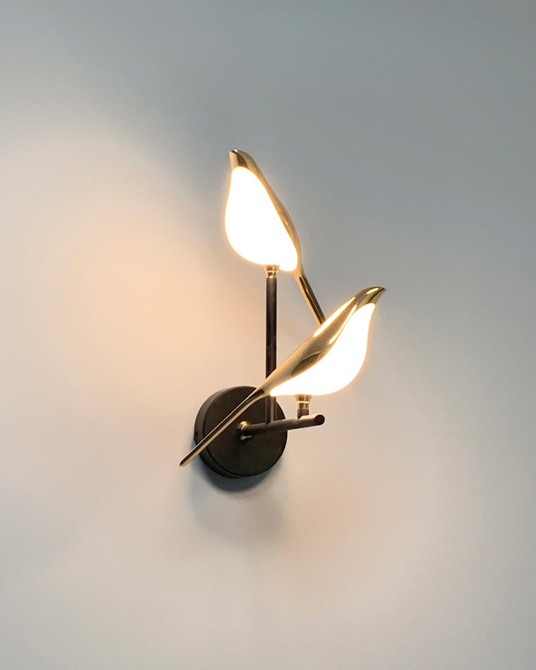 Gold Birds LED Wall Sconce - LM1017