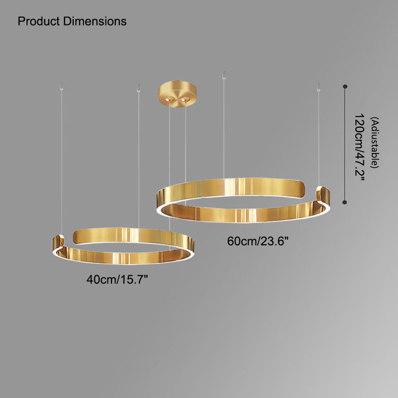 Modern Ring LED Chandelier - LM1036 - Lumora