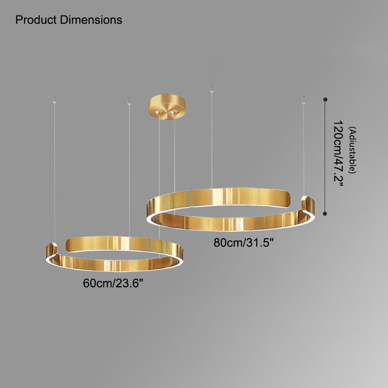 Modern Ring LED Chandelier - LM1036 - Lumora
