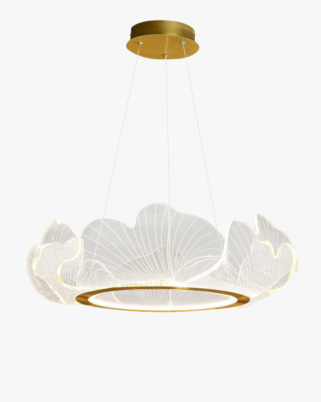Modern Lotus Leaf LED Chandelier – LM1066 - Lumora