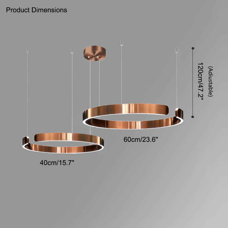 Modern Ring LED Chandelier - LM1036 - Lumora
