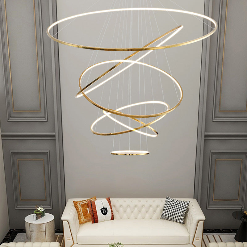 Tiered Ring LED Chandelier - LM1026 - Lumora