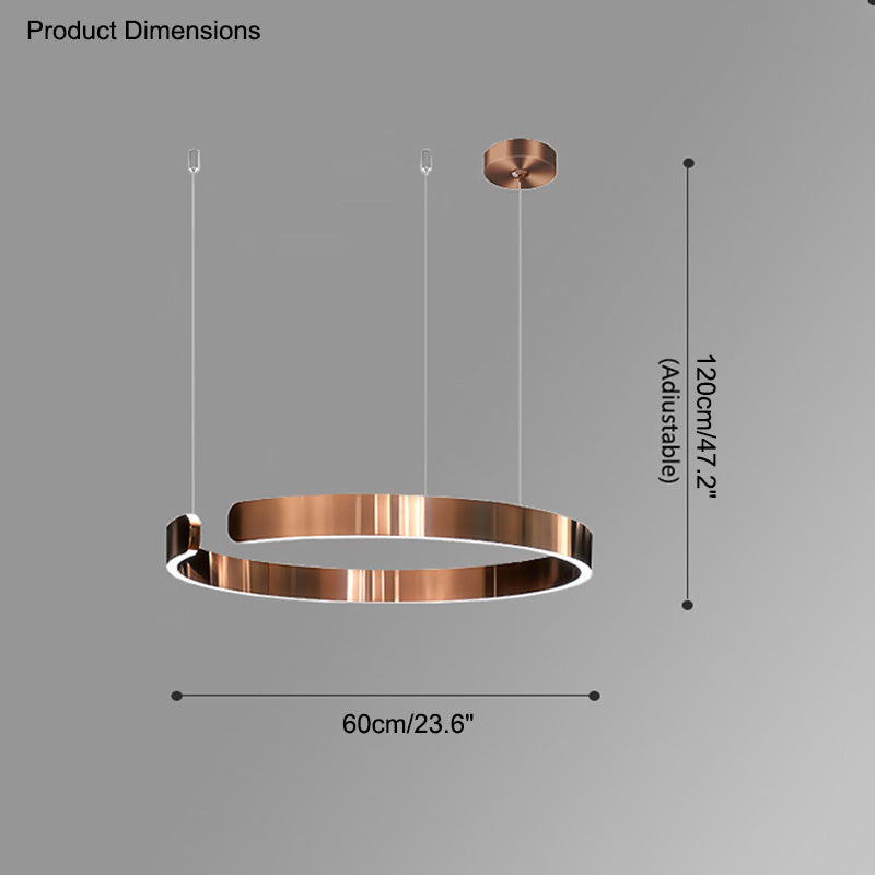 Modern Ring LED Chandelier - LM1036 - Lumora