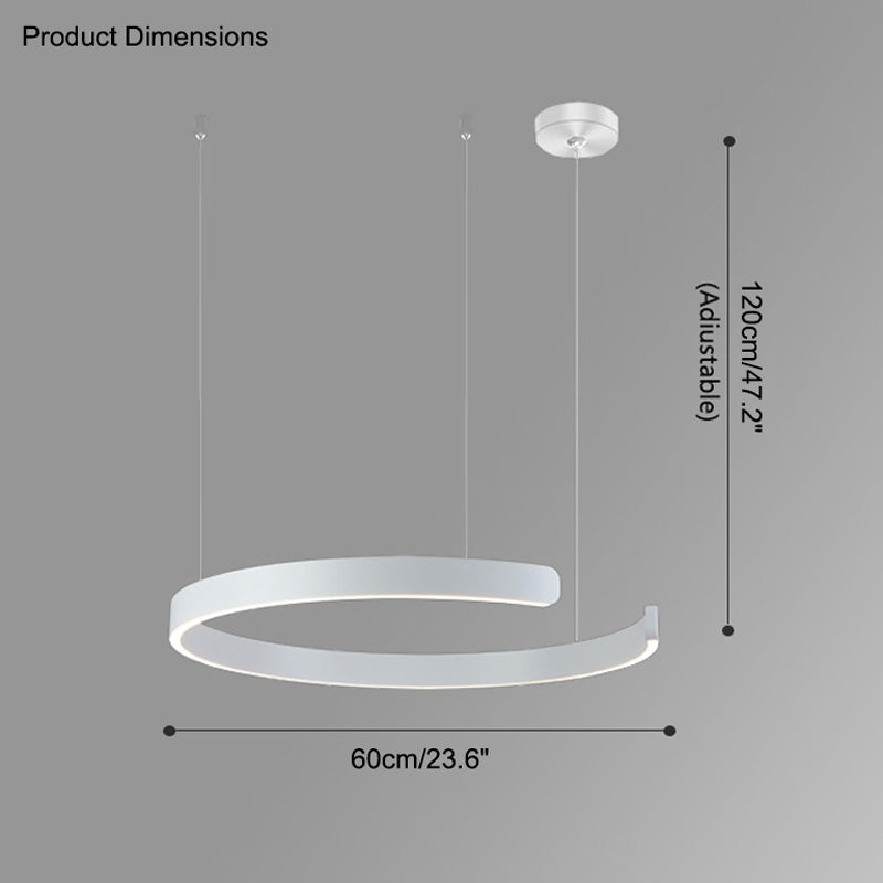 Modern Ring LED Chandelier - LM1036 - Lumora