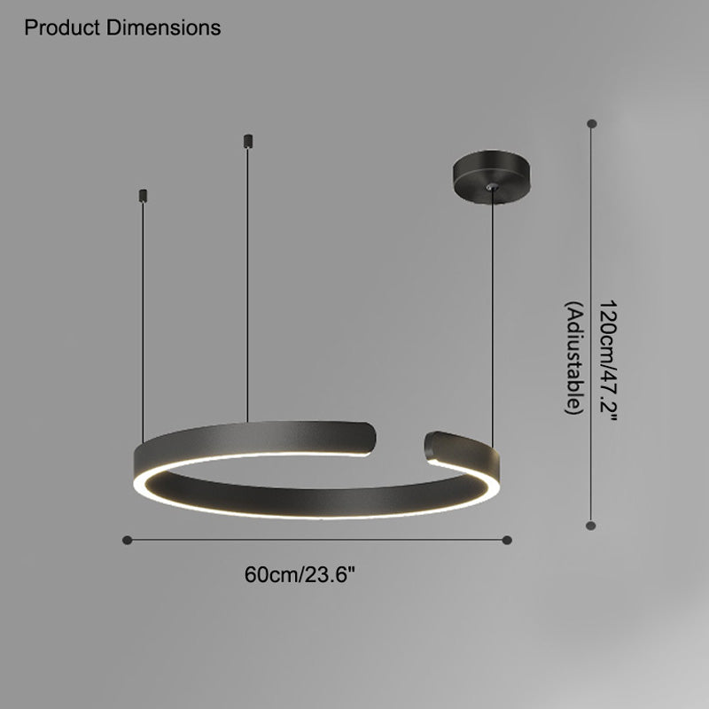 Modern Ring LED Chandelier - LM1036 - Lumora