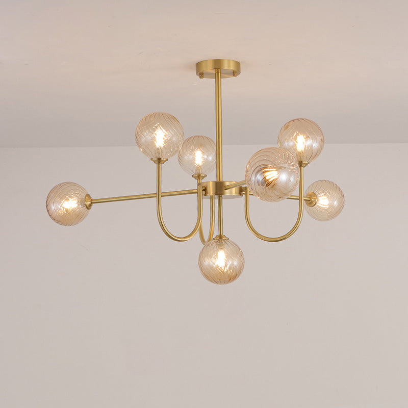 Luxury Globe Glass Chandelier - LM1082 - Lumora