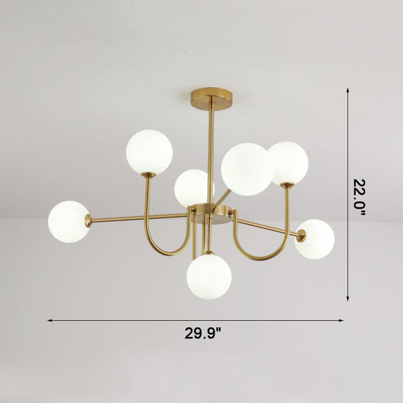 Luxury Globe Glass Chandelier - LM1082 - Lumora
