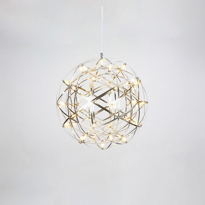 Luxury Chrome LED Sphere Chandelier - LM1073 - Lumora