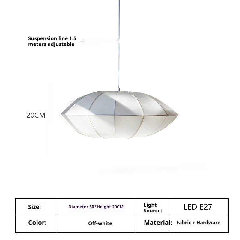 Japanese Vintage Fabric Pendant Light – LM1058 - Lumora