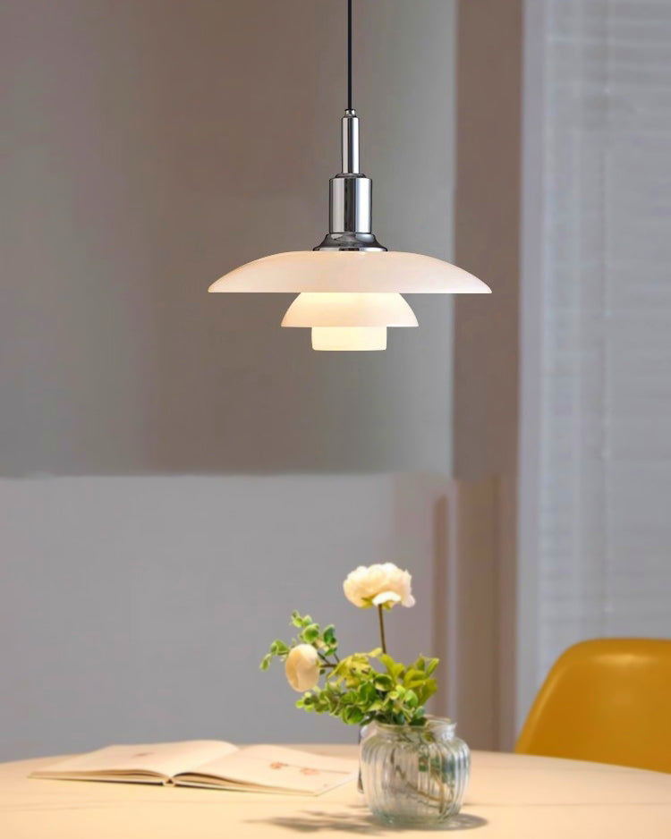 Nordic Milk Glass Pendant Light - LM1037 - Lumora