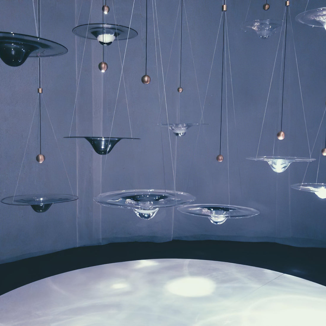 Glass Disc Pendant Light - LM1117