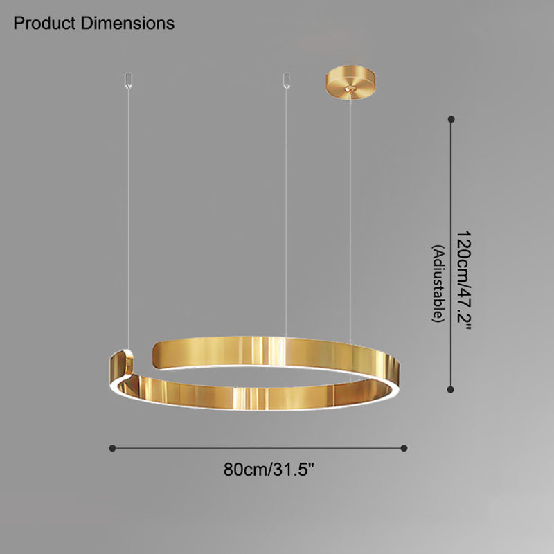 Modern Ring LED Chandelier - LM1036 - Lumora