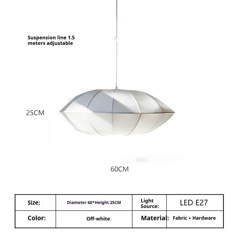 Japanese Vintage Fabric Pendant Light – LM1058 - Lumora