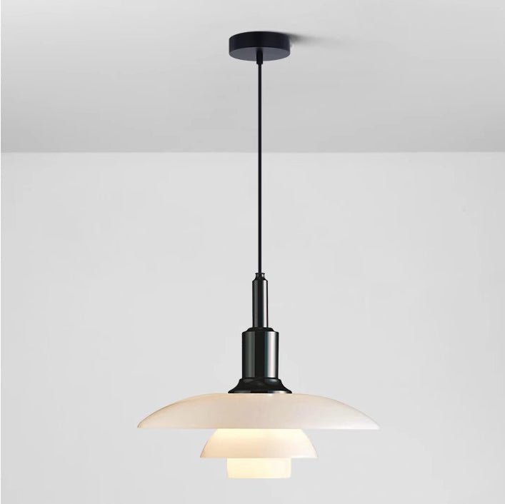 Nordic Milk Glass Pendant Light - LM1037 - Lumora