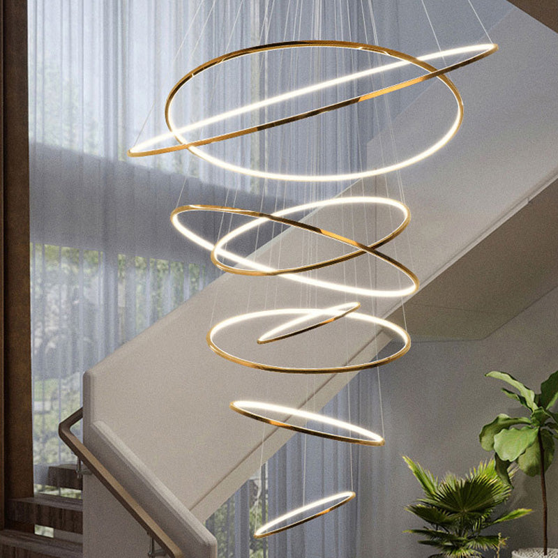 Tiered Ring LED Chandelier - LM1026 - Lumora