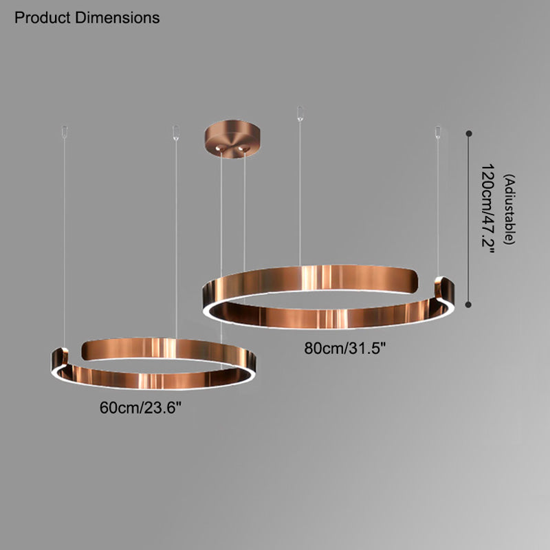 Modern Ring LED Chandelier - LM1036 - Lumora
