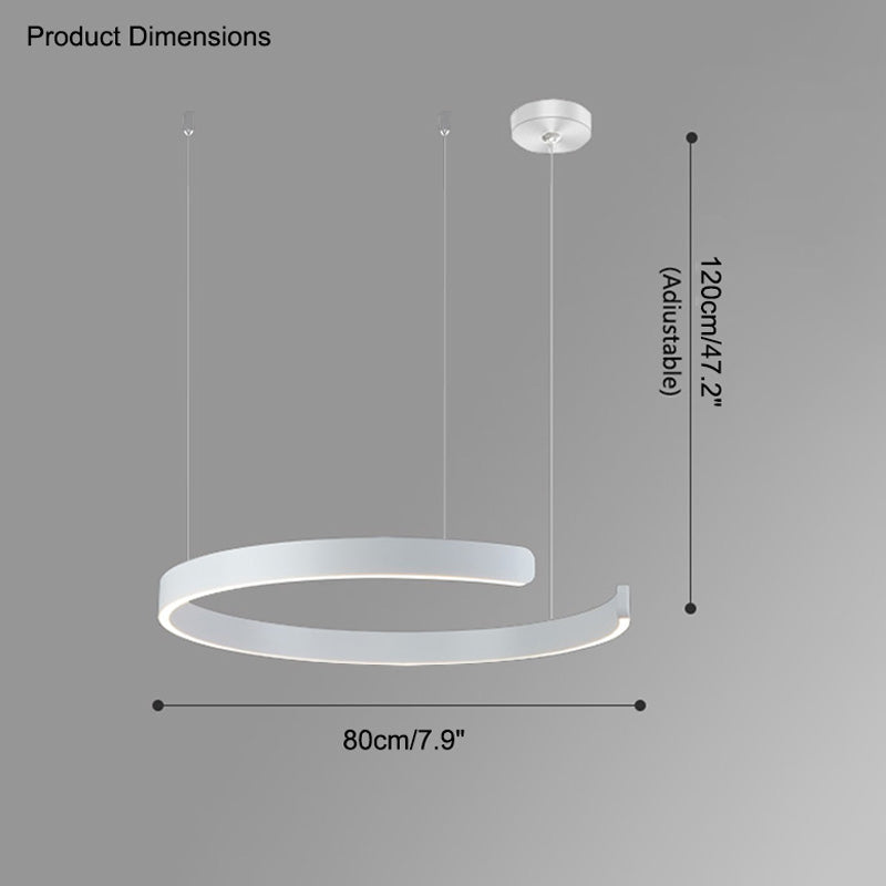 Modern Ring LED Chandelier - LM1036 - Lumora