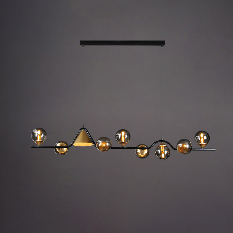 Modern Wave LED Chandelier - LM1071 - Lumora