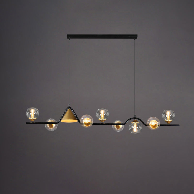 Modern Wave LED Chandelier - LM1071 - Lumora