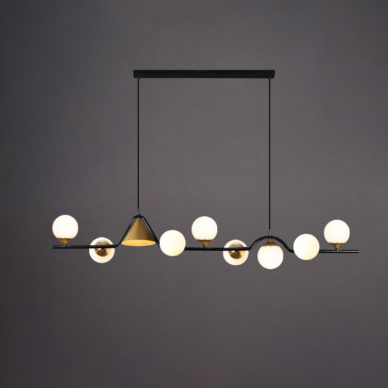Modern Wave LED Chandelier - LM1071 - Lumora